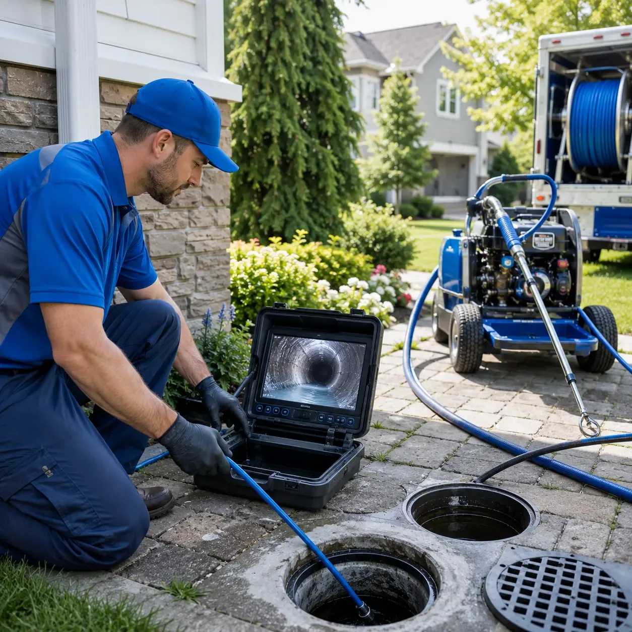 Outdoor drain cleaning professionals serving Richmond, ME
